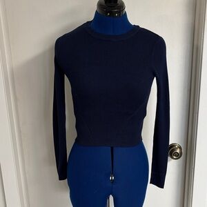 Divided Dark Blue Crew Neck Sweater
